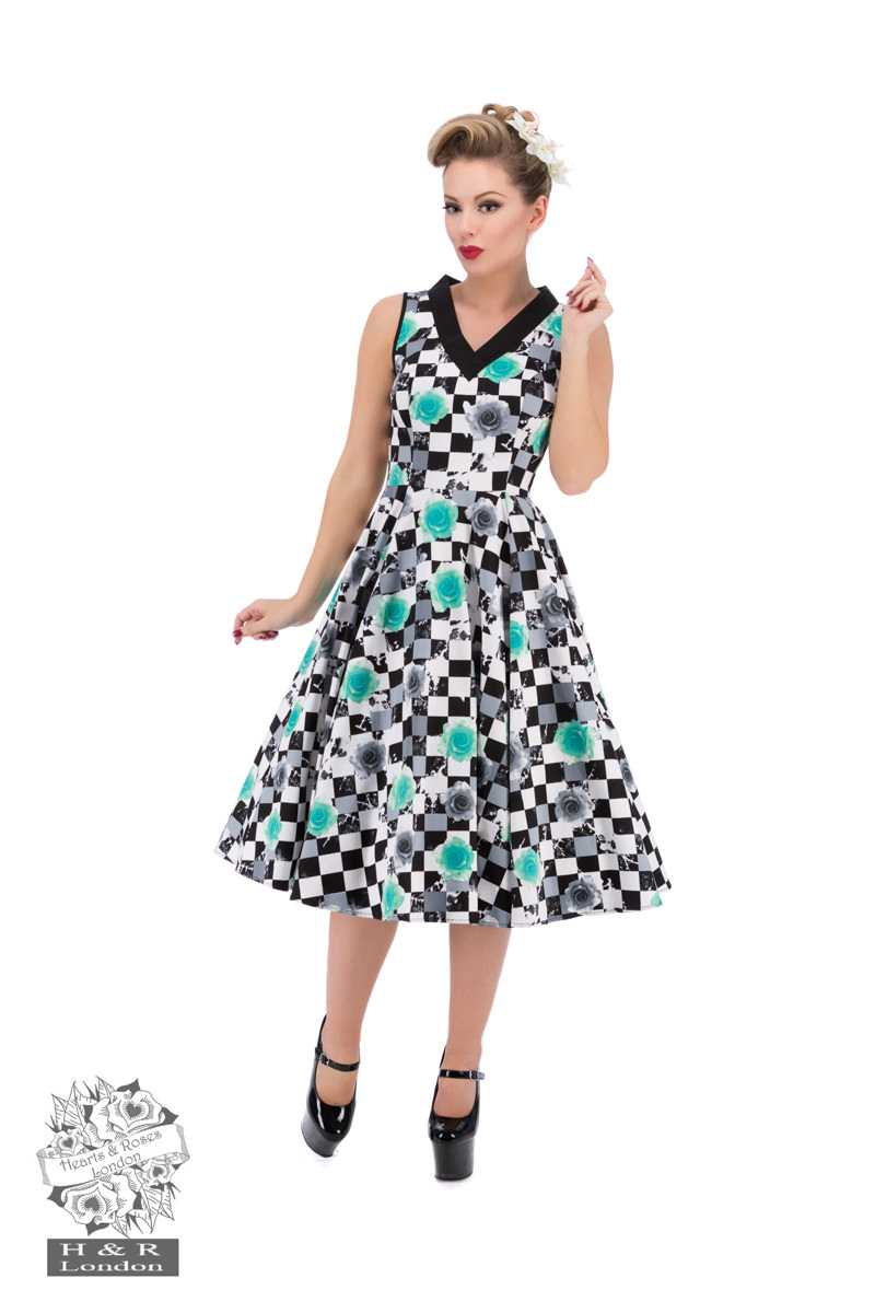 Skylar Polka Dot Swing Dress